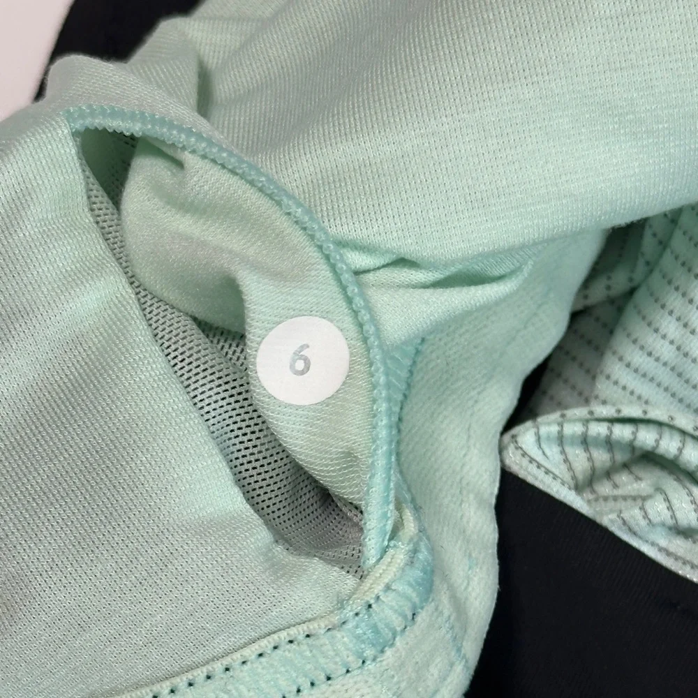 Lululemon Athletica Black, White, and Mint‎ Tank